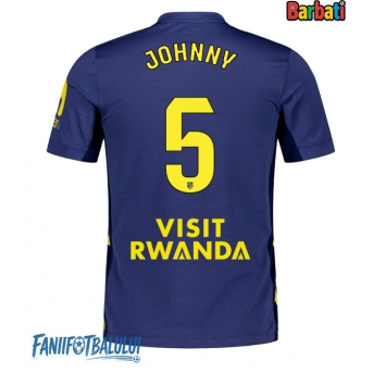 Atletico Madrid Johnny Cardoso #5 Tricou Fotbal Replică 2025-26 Barbati Deplasare